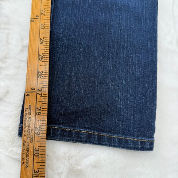 Gloria Vanderbilt Amanda Womens Size 12 Tapered Leg Dark Wash Denim Jeans - Picture 7 of 11